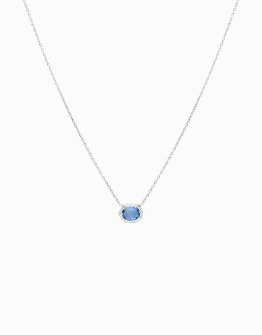 N.36 · Collaret d'or i safir blau