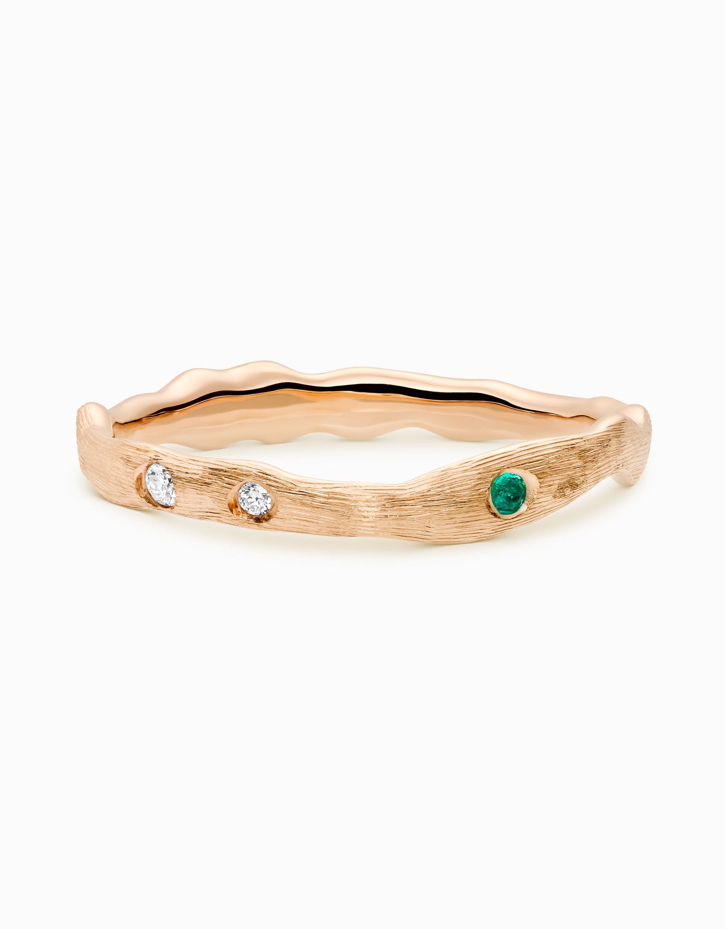 Anell d'Or Touramalli Heptalium · Gravat