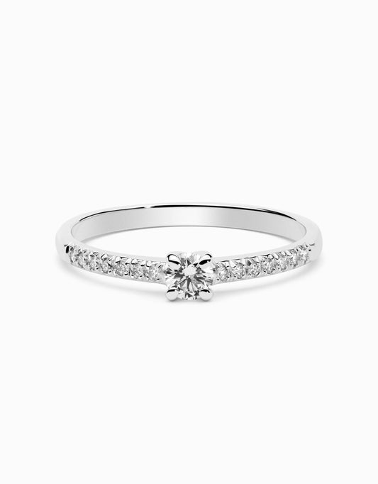 Anell de Compromís Essence Romanticism White · 0,15ct