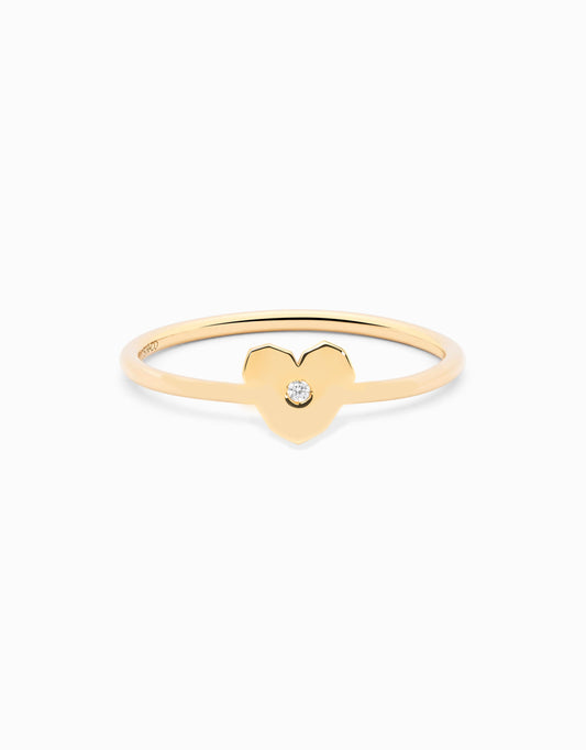 Anell Heptaheart Or · Diamant