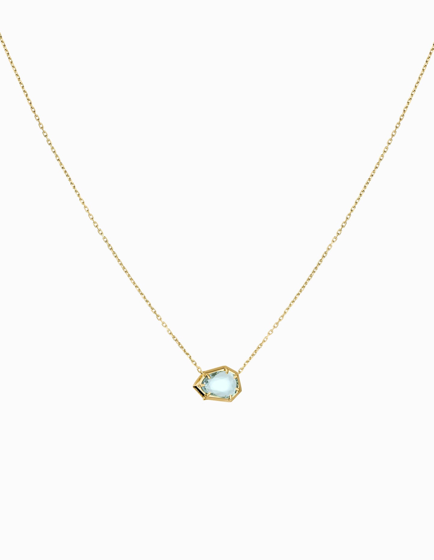 N.73 · Penjoll d'or groc i Aiguamarina