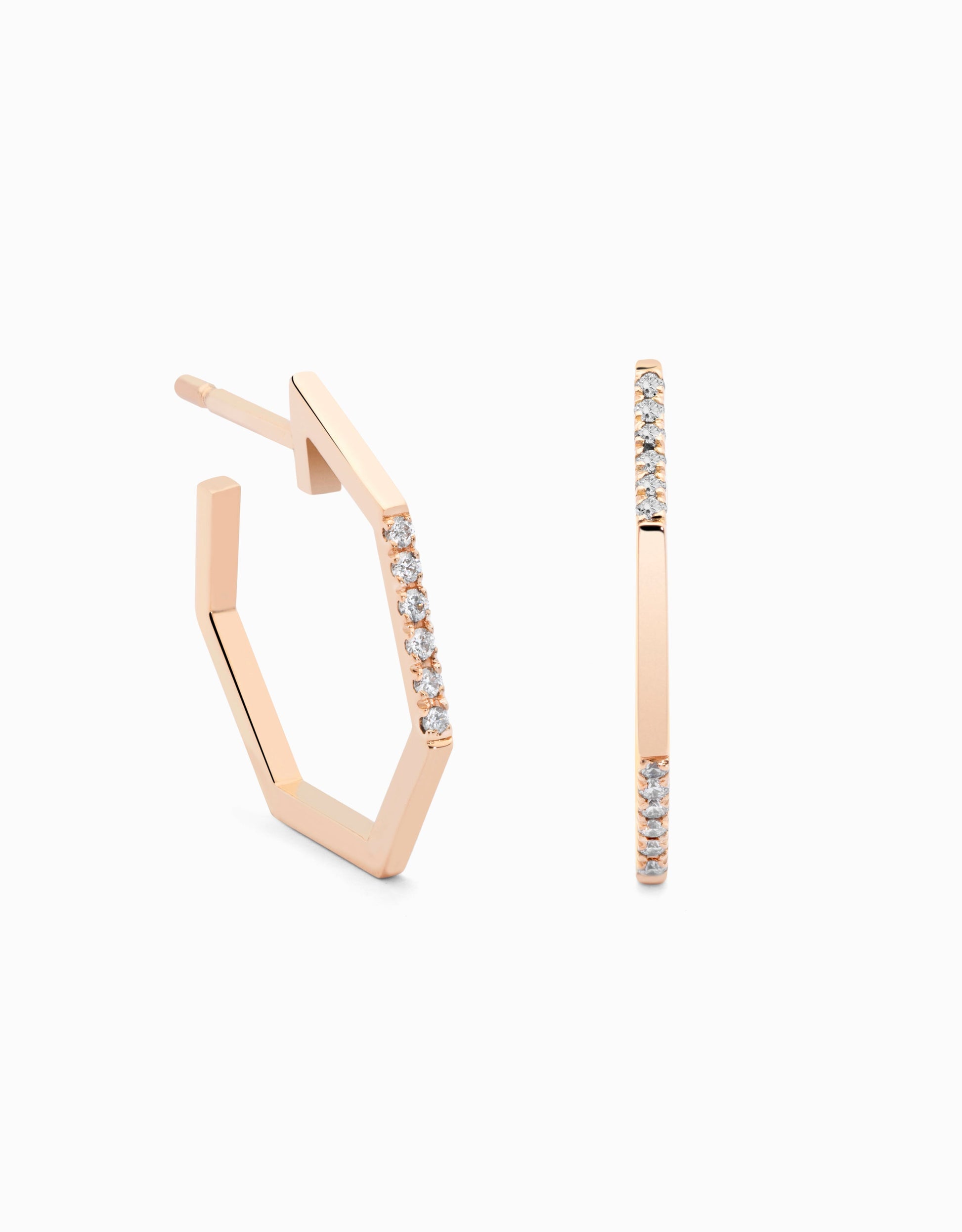 Arracades d'aro Wish Rose - Roosik & Co - Arracades