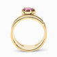 N.34 · Anell d'or i sàfir rosa